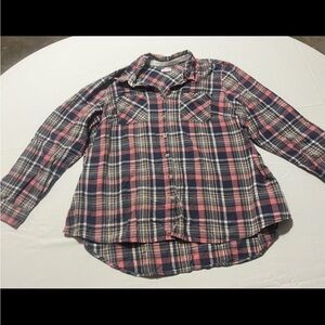 Plaid Shirt - Pink‎ and Blue